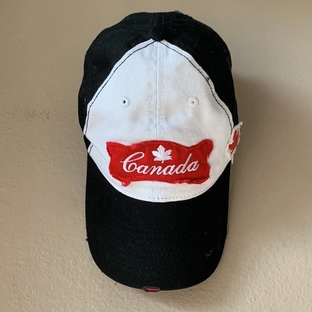 Distressed Canada Trucker Hat